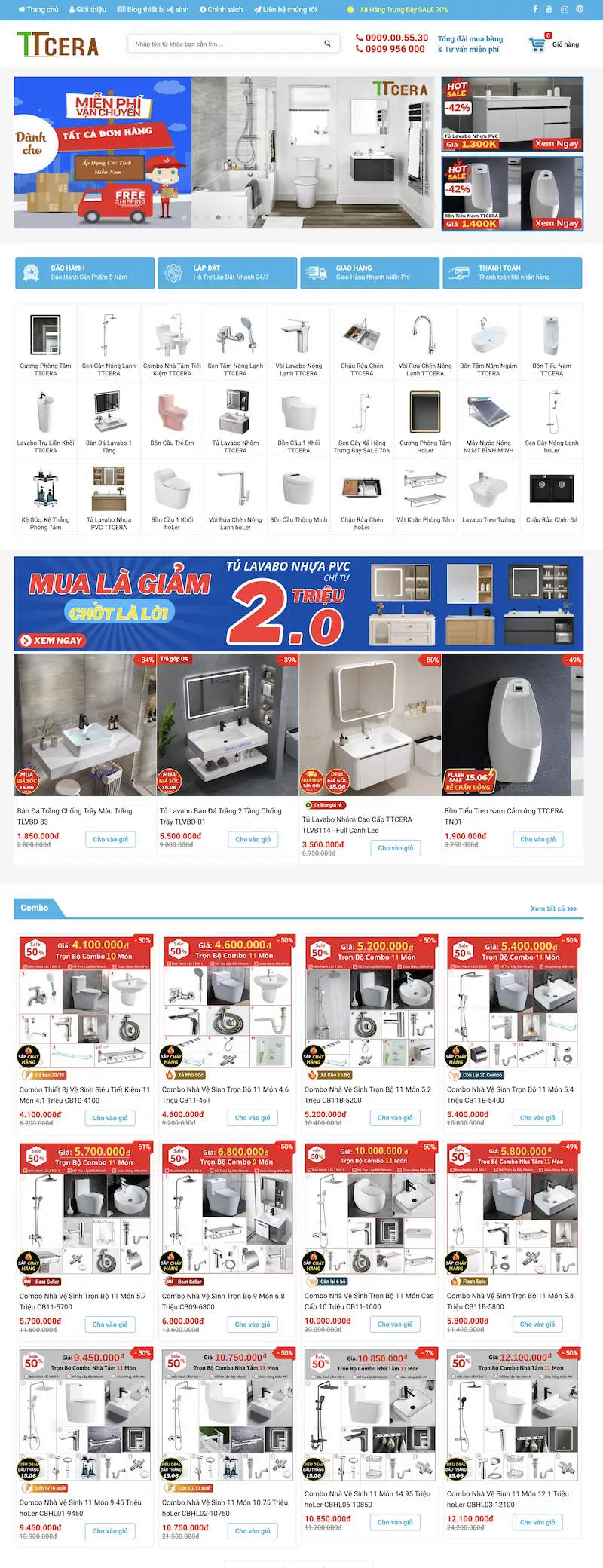 Case website thiết bị vệ sinh