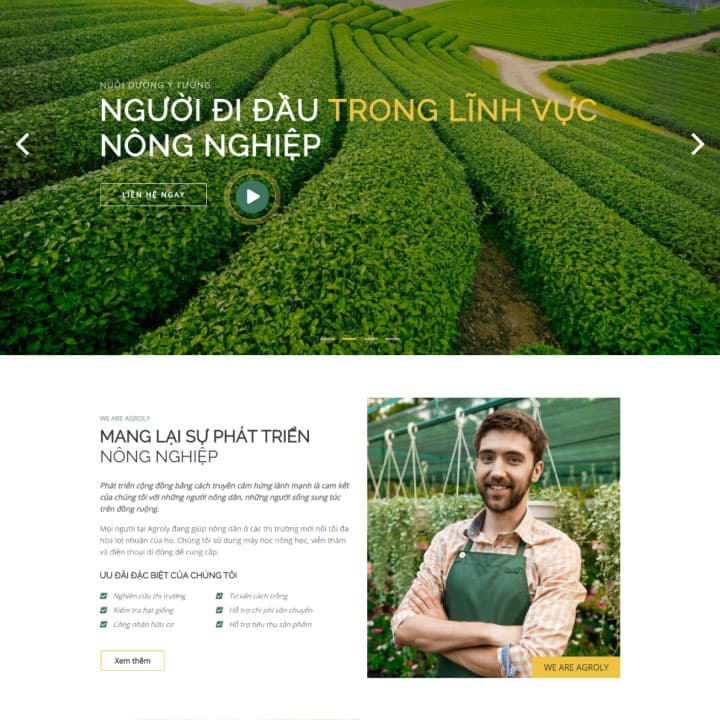 Minh họa ngành nông nghiệp và thiết bị công nghiệp