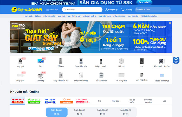 Mẫu website thiết bị công nghiệp
