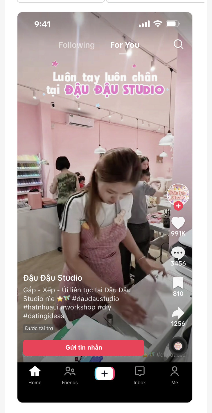 Creative TikTok Ads Đậu Đậu Studio