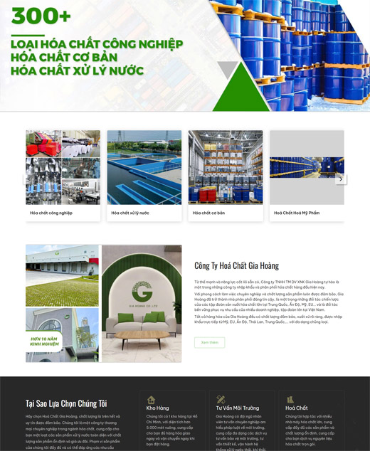Giao diện website ngành vận tải và logistics
